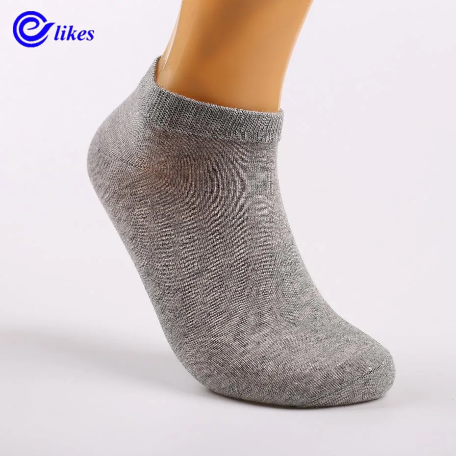 5 пар/лот мужские летние сетчатые носки хлопковые белые короткие носки-башмачки |