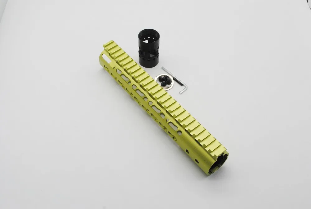 TriRock 10'' inch Unique Grass Green Keymod Handguard Rail Free Float Picatinny Mount System Sections Fit AR-15/.223/5.56 | Спорт и
