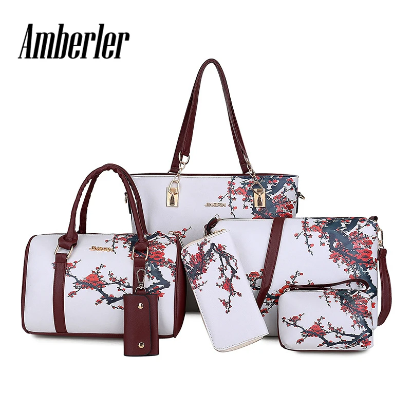 Amberler роскошные женские Сумки из искусственной кожи сумки с принтом дизайнерский