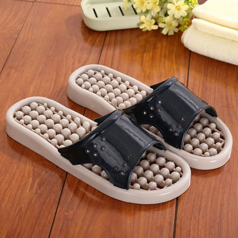 Новинка Сандалии и шлепанцы с массажной подошвой Женские домашние Тапочки для