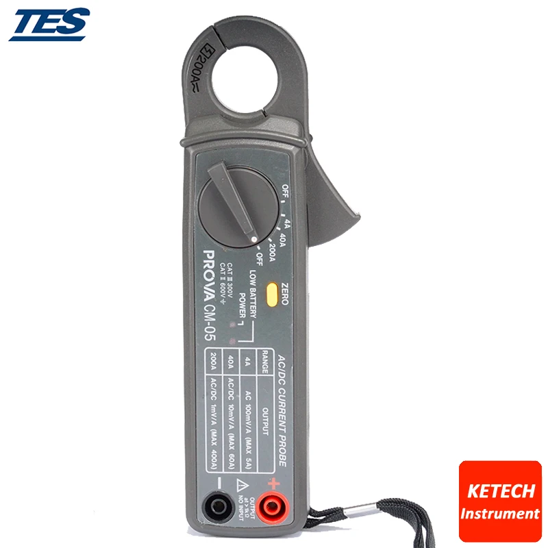 Щуп тока постоянного/переменного тестер клещевого измерителя PROVA CM05|current probe|clamp