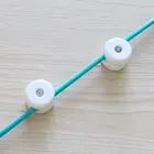 10 шт., 50 фарфоровый набор из предметов изолятор для настенной проводки, керамический настенный светильник для тканевого круглого кабеля, электрический провод