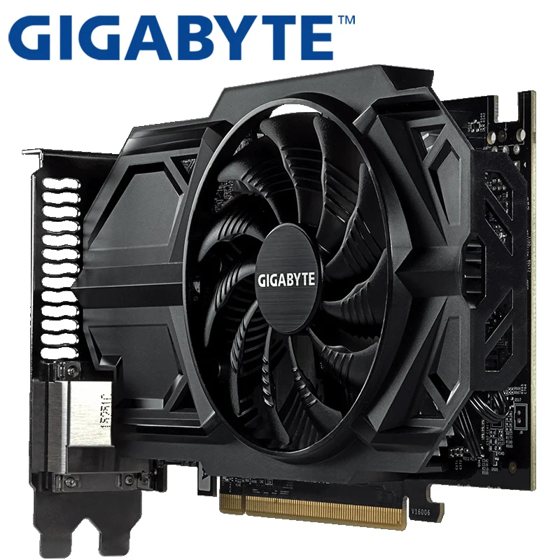 Видеокарта GIGABYTE GTX950 2 Гб 128Bit GDDR5 Графика для nVIDIA карты Geforce GTX 950 б/у HDMI 1050TI 750