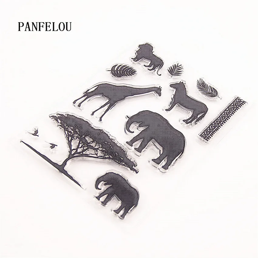 PANFELOU мир прозрачный чистый силикон штамп/печать для DIY Скрапбукинг/фотоальбом декоративный прозрачный наборы штампов