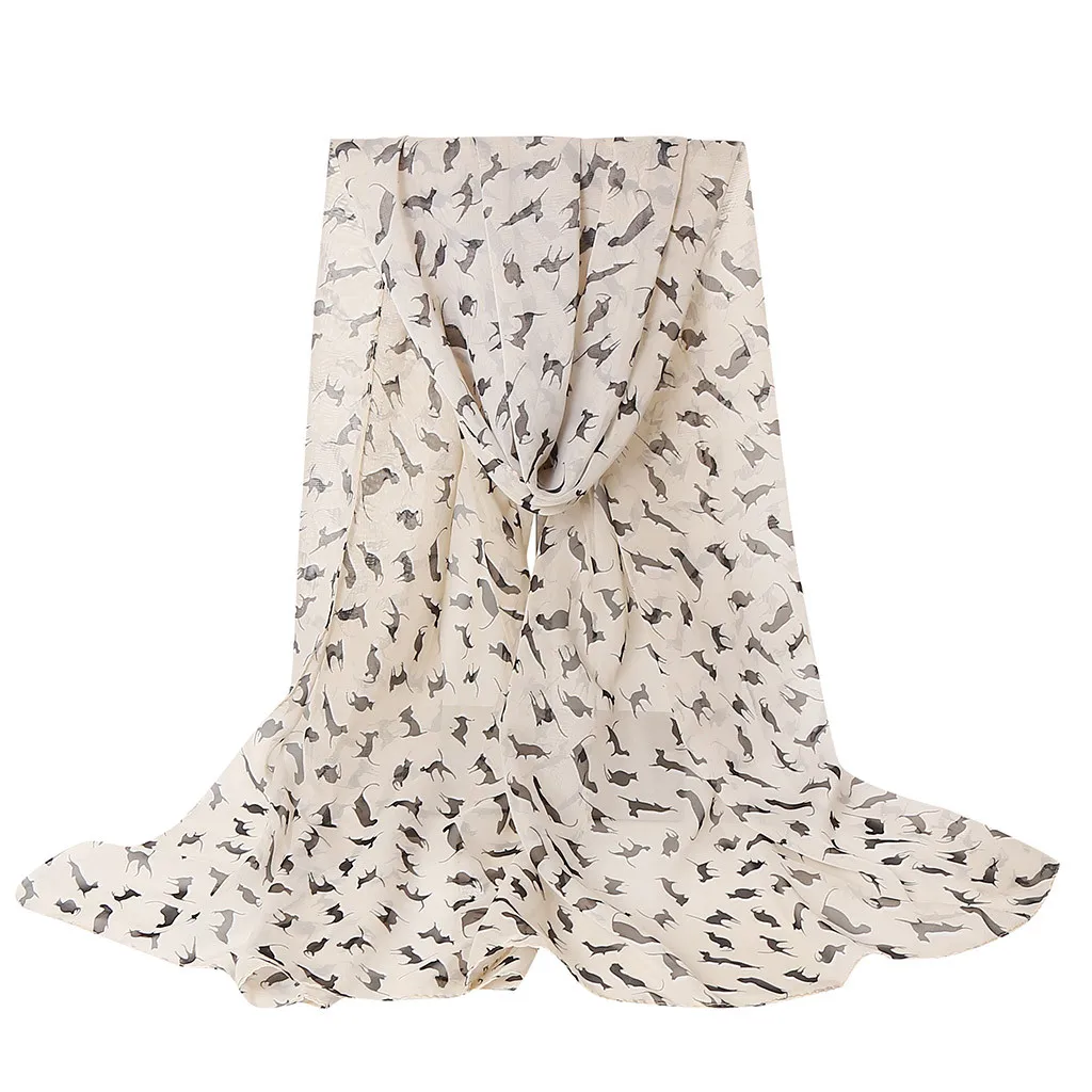 Зимний модный женский длинный мягкий шарф шаль шифоновые женские шарфы летний с