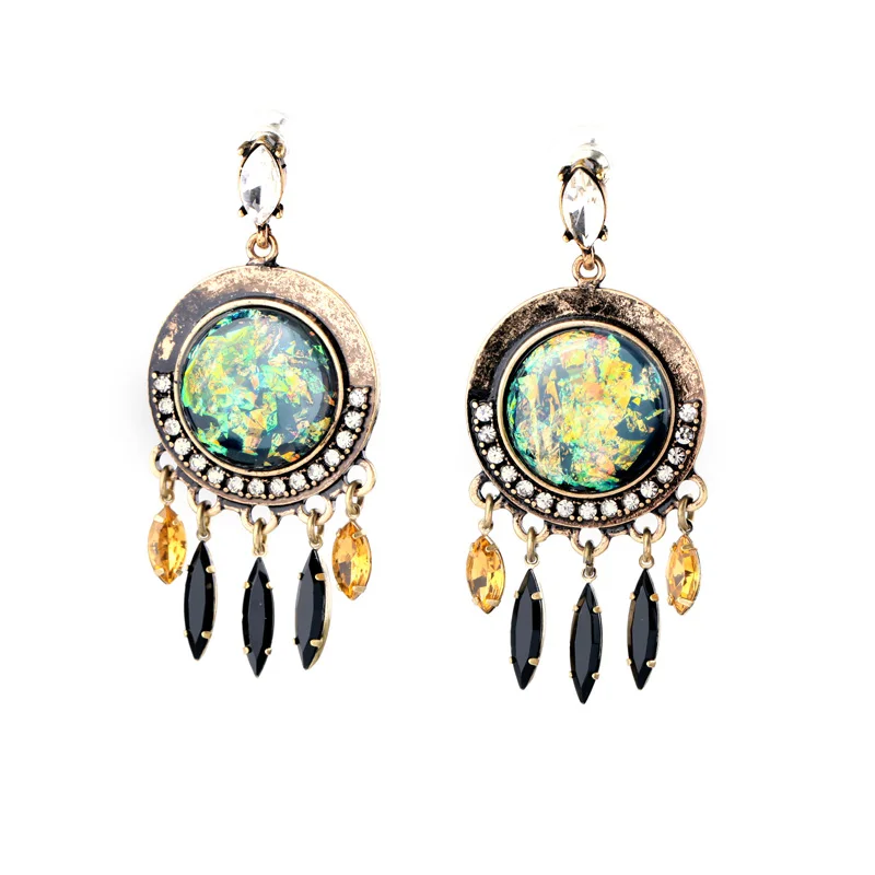 Exclusive Ethnic Style Marquise Statement Earrings Wholesale Online Store Turkey Jewelry | Украшения и аксессуары