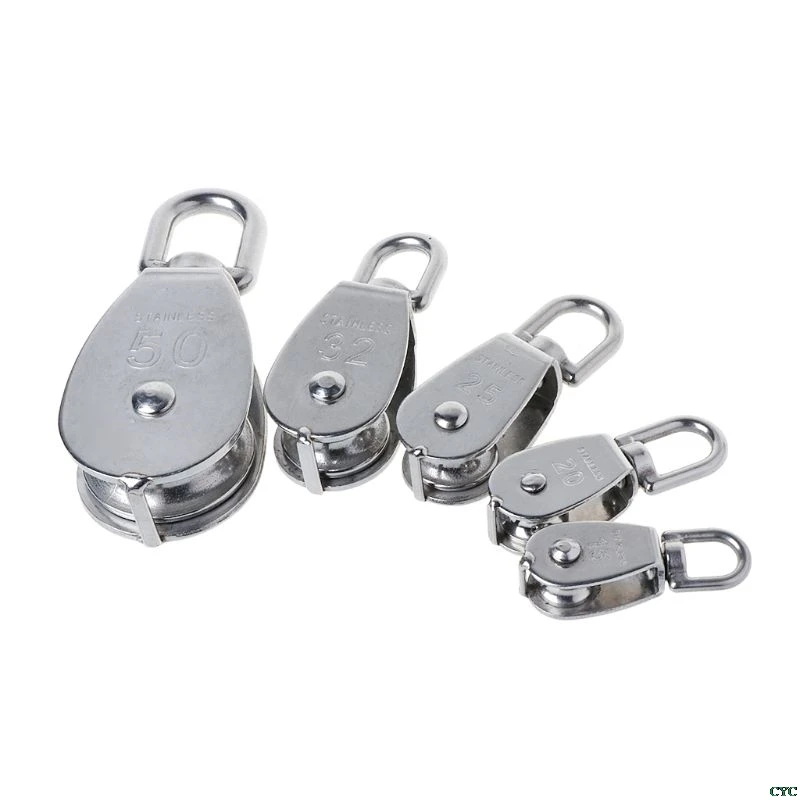 304 блоки шкивов из нержавеющей стали веревочная дорожка каяк аксессуары для