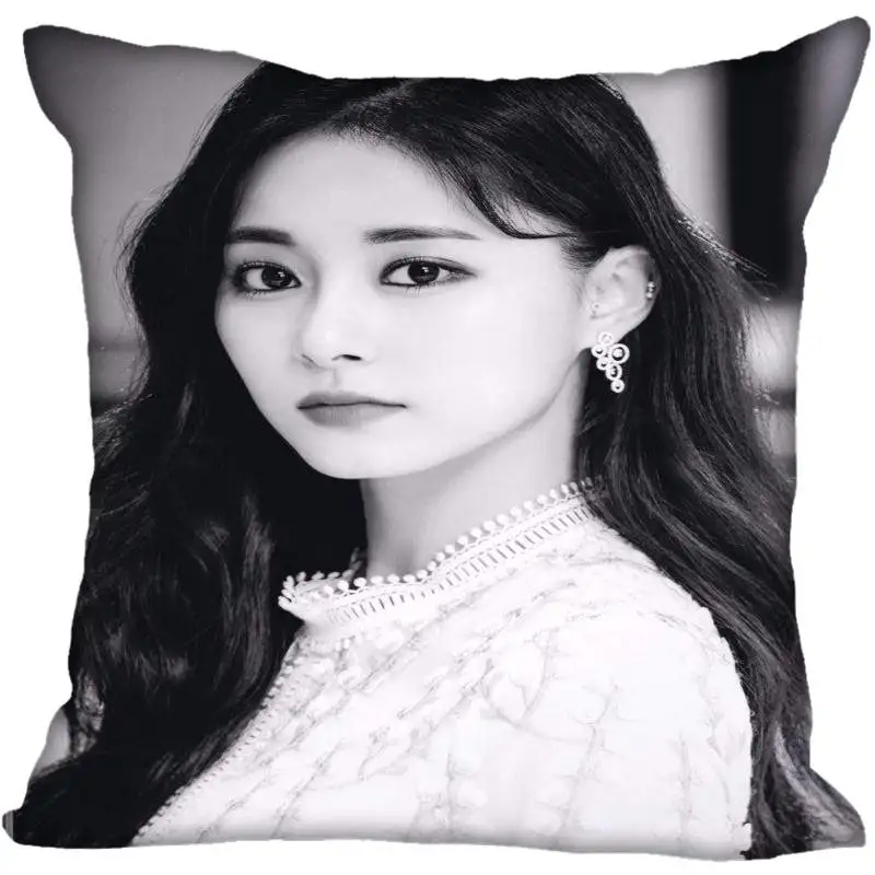 Новинка наволочки двухслойные Tzuyu Chou с принтом квадратная шелковая наволочка