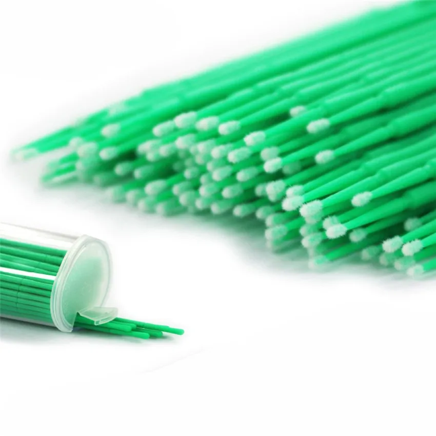 100 шт. микро-аппликатор Расчёски для волос Одноразовые Micro тампон аппликаторы