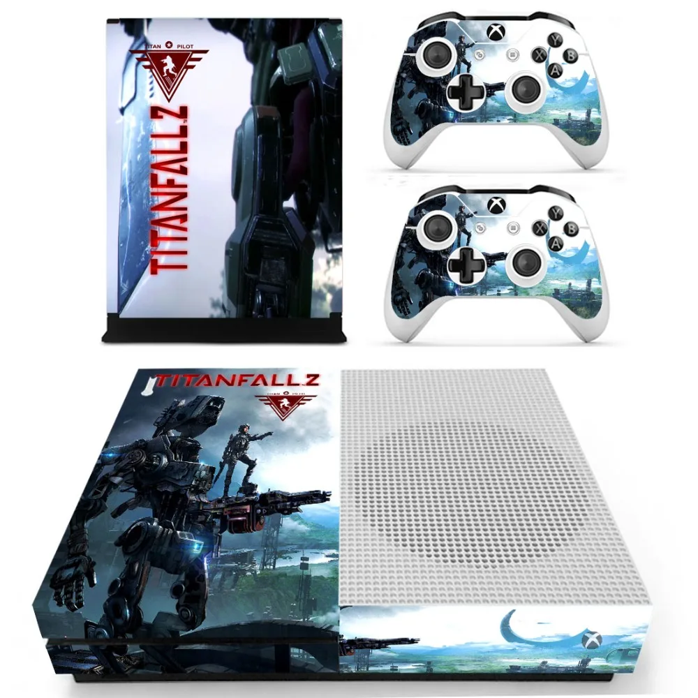 Наклейка Titanfall 2 для Xbox One S консоль и контроллеры Slim Skin Виниловая