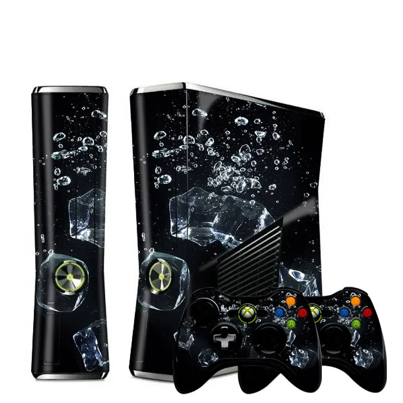 3D модель на заказ виниловая консоль чехол для microsoft xbox 360 тонкая кожа наклейки контроллер защитный для xbox 360 S