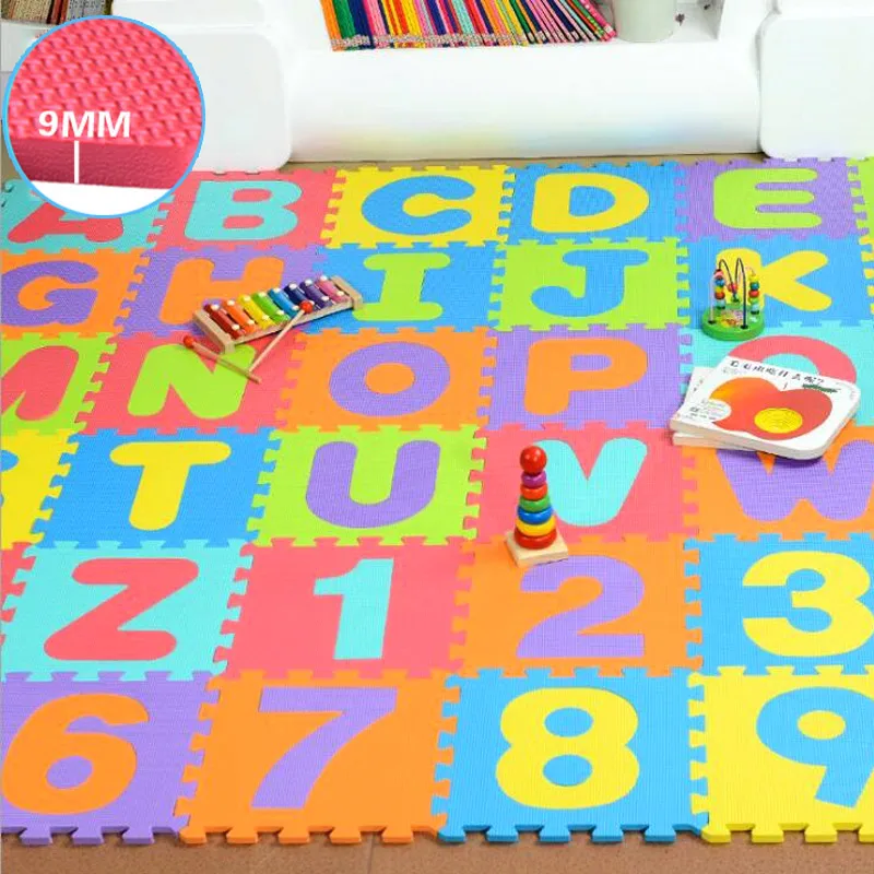 36 шт. детский коврик пазл из пены|Детские гимнастические и игровые маты| |