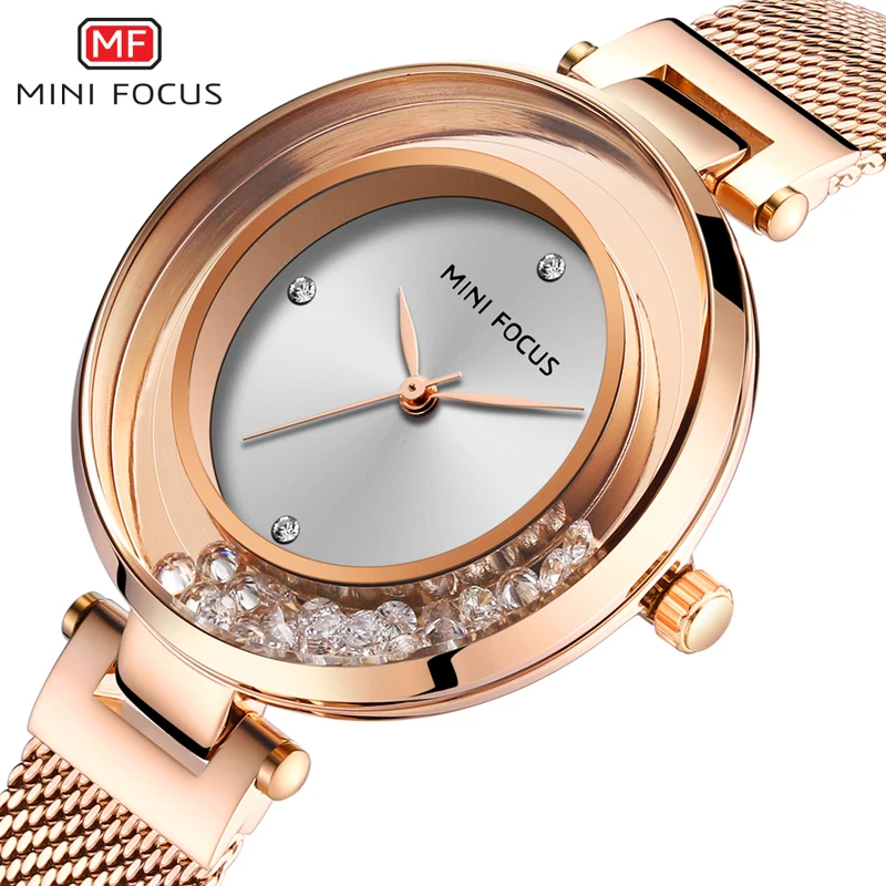 Women Watches Luxury Famous Brand Elegant Dress Quartz Ladies Rhinestone Wristwatch Relogios Femininos Rose Gold waches | Наручные часы