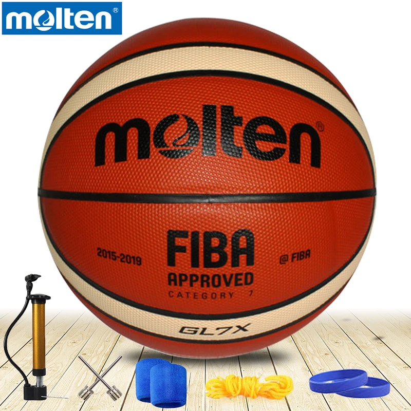 original molten basketball ball GL7 GL7X NEW Brand High Quality Genuine Molten leather Material Official Size7 Basketball