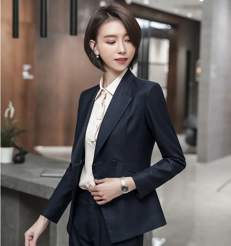 Деловые блейзеры и куртки из высококачественной ткани пальто женская одежда для