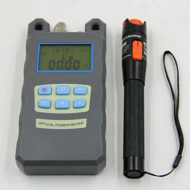 Набор для оптоволокна измеритель оптической мощности с разъемом SC FC ST + VFL красный