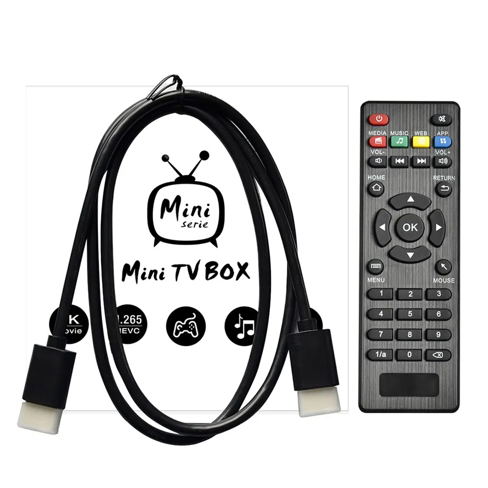 Мини M8S II Smart Box TV 4 К S905X Amlogic Quad Core Android 6.0 2.4 ГГц WiFi BT 4.0 Media Player 1/2 ГБ RAM 8 Set top Box| |