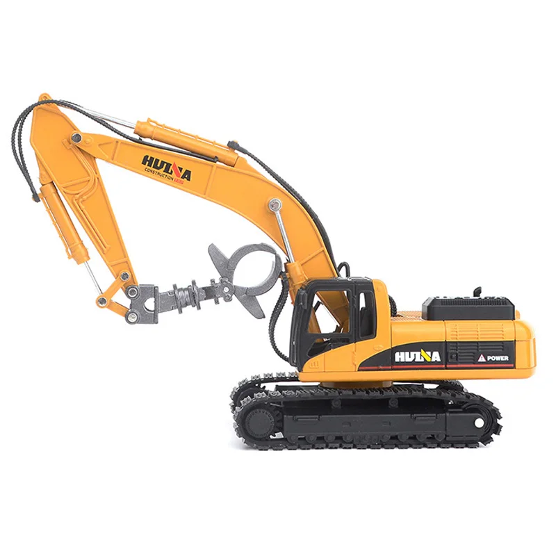 1:50 Engineering Vehicle Alloy Timber Grab Loader Excavator Car Vehicles Model Diecast Toy For Boys Children Toys | Игрушки и хобби