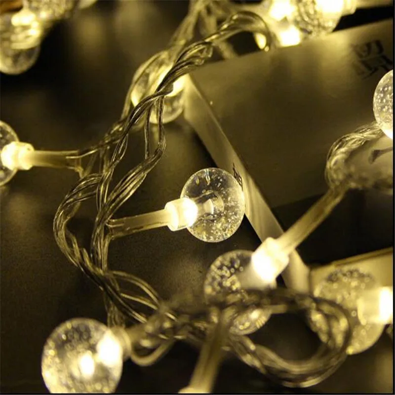 Светодиодная гирсветильник с пузырьковыми шариками 4 м 20 светодиодов для