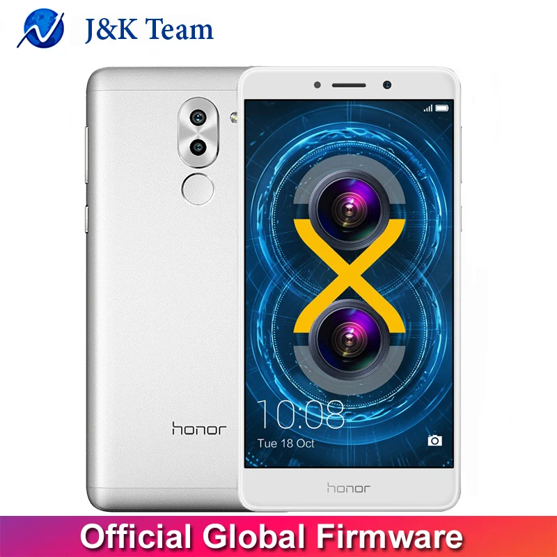 Глобальной прошивки Huawei Honor 6X OTA обновление двойной сзади Камера 12MP 4 г FDD LTE