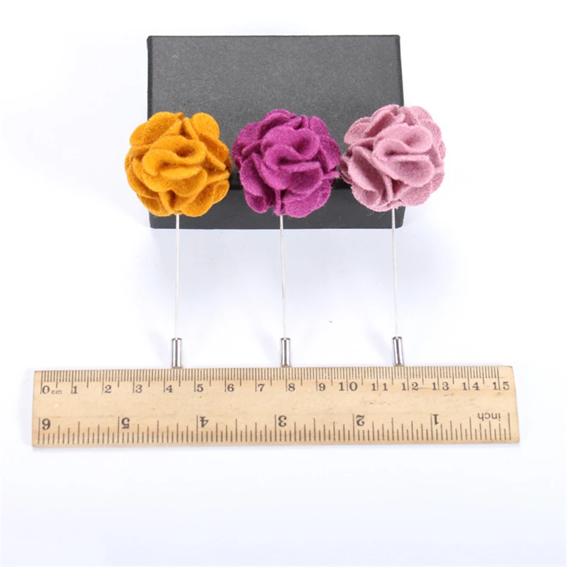 5 шт. разноцветная брошь в виде цветка оптовая продажа Мужская Брошь для свадьбы |