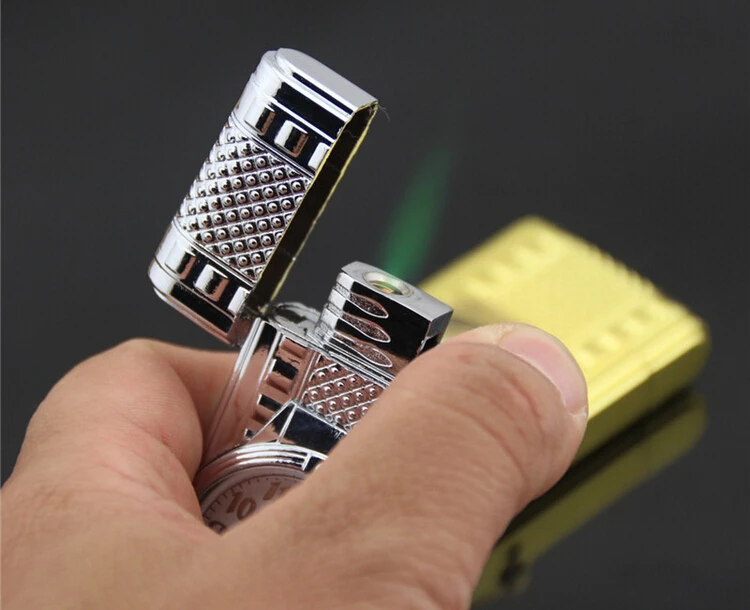 1 шт. креативная Зажигалка для часов электронные часы ветрозащитная сигарет