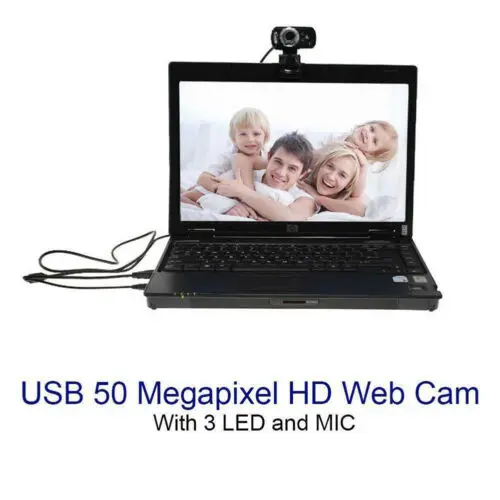 3LED веб камера USB 50 м HD для ПК настольного компьютера ноутбука видео с микрофоном