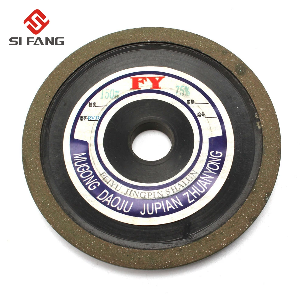 

Алмазный шлифовальный круг, 4 дюйма, 100 мм, конический бакелит для шлифования твердой стали, отверстие 16/20 мм, зернистость 150, 75%