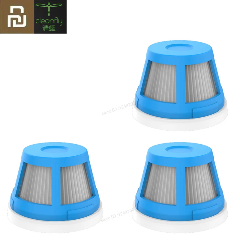 Xiaomi Mijia Cleanfly HEPA фильтр для Mijia Car Cleanfly беспроводной ручной вакуумный пылеочиститель - Цвет: 3Pcs