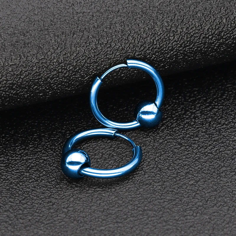 steel small circle arc surface nail jewelry oorbellen earrings aros de moda 2018 boucle d'oreille femme aretes | Украшения и