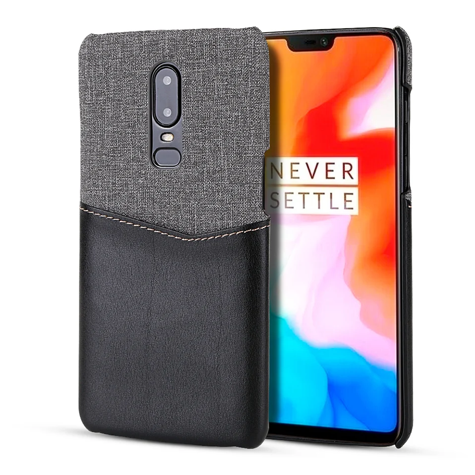 Модный кожаный чехол для телефона one plus 6 с карманом карт задняя крышка T ONE Plus Coque