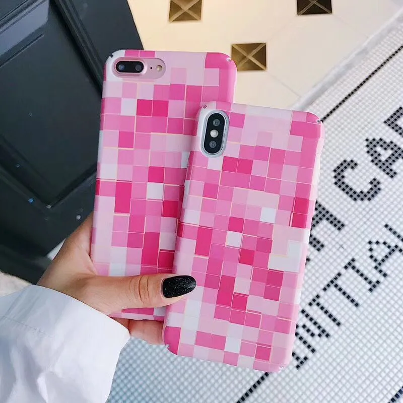 Все включено воды наклейки телефон чехол для iphone 8 7 6 6s X Мода плед летом свежий