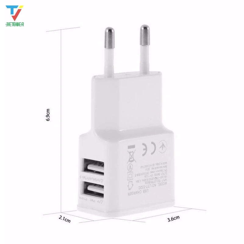 100 шт./лот EU Plug 1/2/3 порта USB настенное зарядное устройство адаптер для Iphone Samsung Android