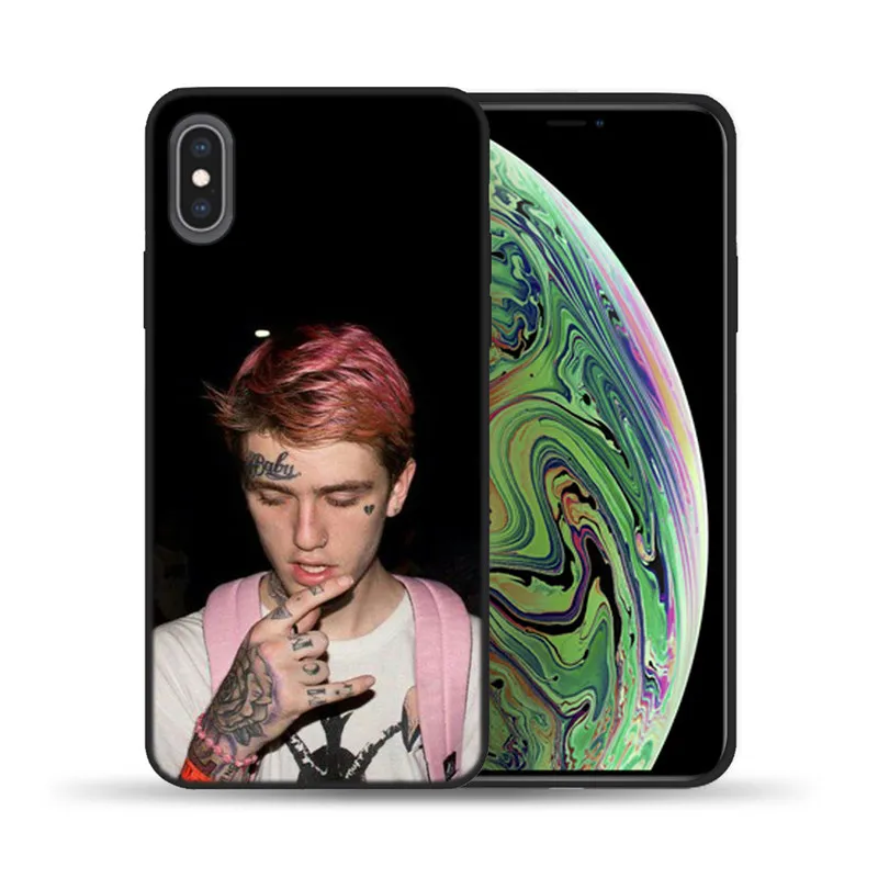 7 Чехлы для телефонов Lil Peep Mode для iPhone X, 6, 7, 8 Plus, 5, 5S, 6 S, SE, мягкий силиконовый черный чехол LilPeep для iPhone 11 Pro, XS, Max, XR - Цвет: 7