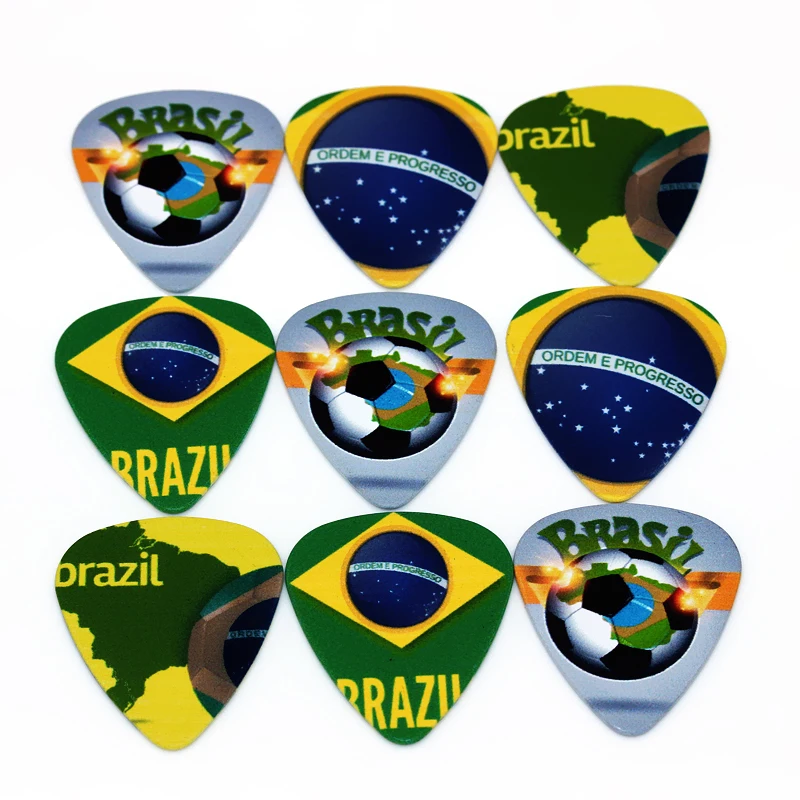 

Zonael 100pcs 0.71mm high quality guitar picks two side pick Brazil picks earrings DIY Mix picks guitar Guitar Parts & Accessor