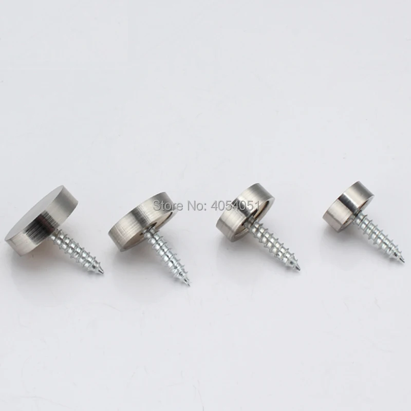 

20 pics brushed style brass advertising nail acrylic mirror nail fixed screw household glass decorative nail hardware fastener