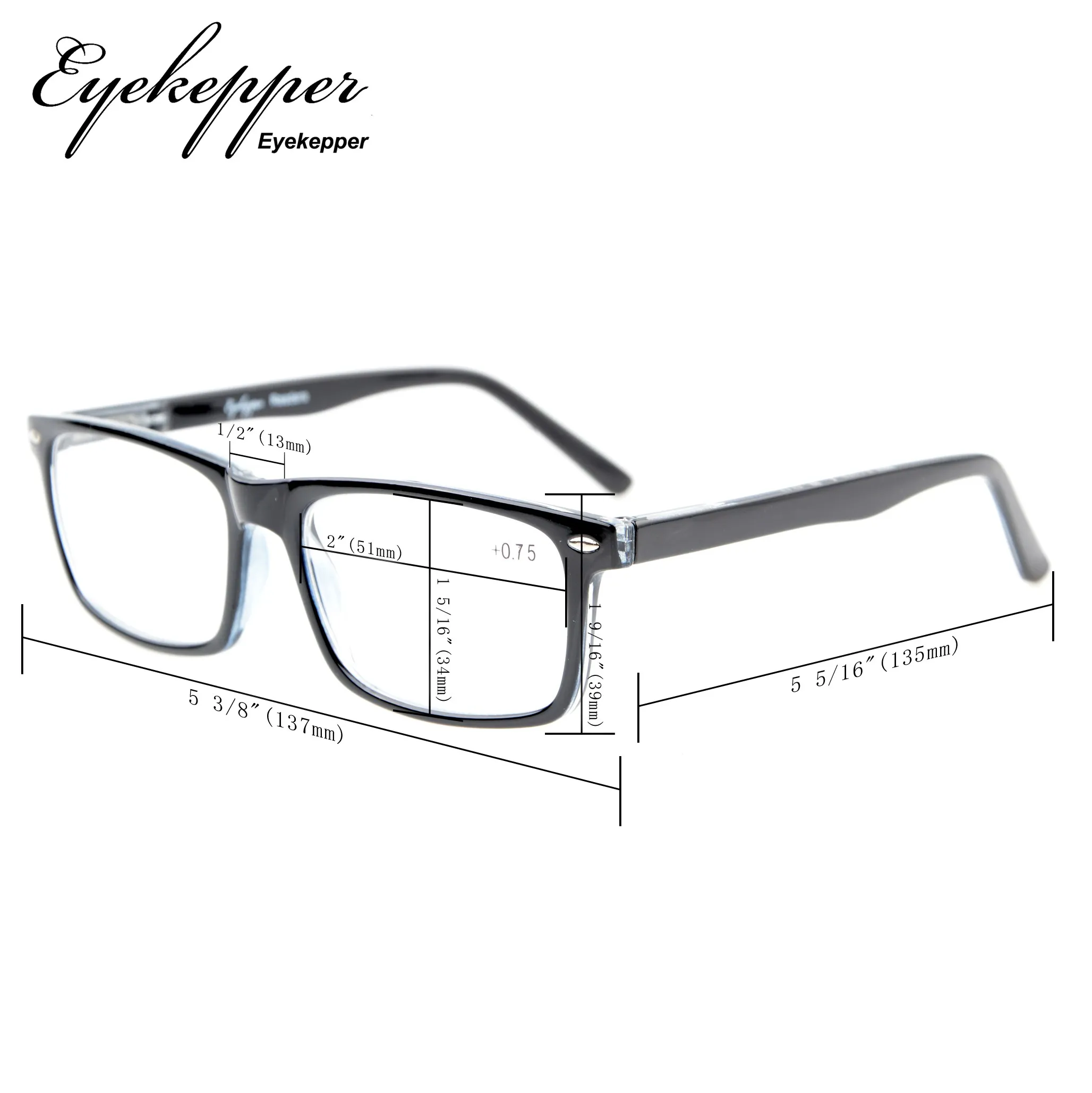 R899-5 Mix Eyekepper 5-Pack очки для чтения в винтажном стиле с пружинными шарнирами В комплекте 2 компьютерные очки