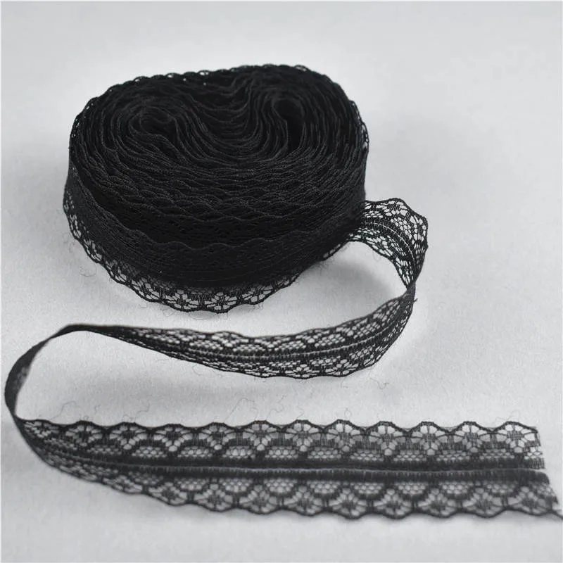 10 yards/Lot Yellow african lace fabric Embroidered Net Lace Trim Ribbon Wedding Birthday/Christmas/Bow Decorations ribbon | Дом и сад