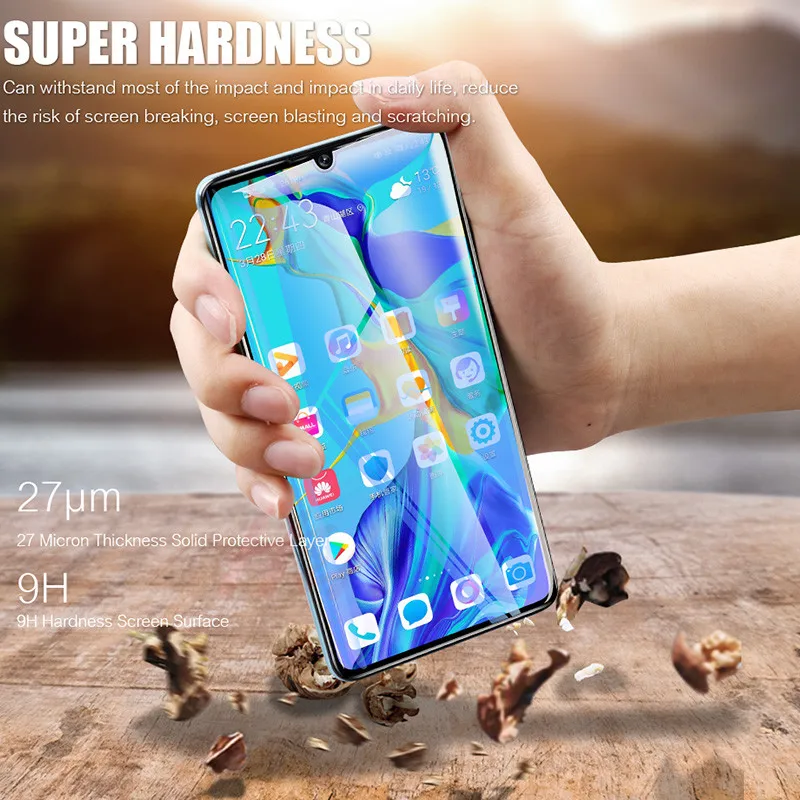 15D полное покрытие из закаленного стекла для Huawei P30 P10 P20 Lite Plus Защитное стекло для Huawei P20 Mate 20 Lite Pro P Smart Glass