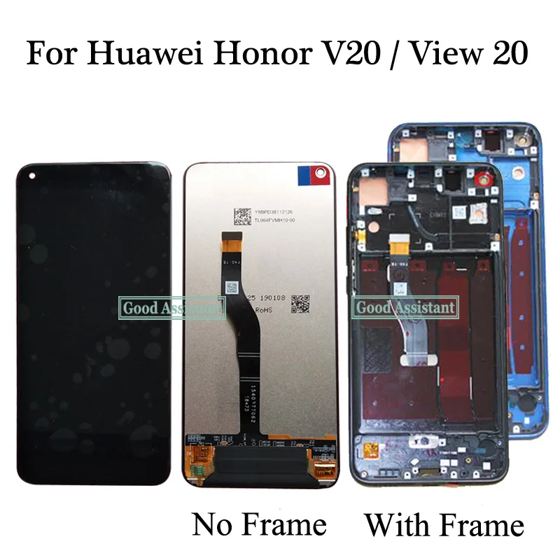 Оригинальный 6 4 дюймов для Huawei Honor V20 PCT AL10/для вид 20 ЖК дисплей сенсорный экран