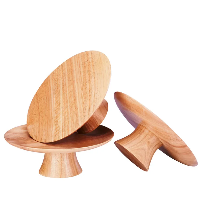 12 дюймов деревянная подставка для торта в японском стиле Сервировочные подносы