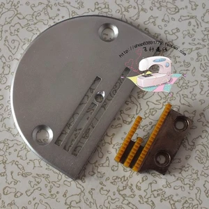 accessories flat silk chiffon fabric thin thin rubber teeth short needle plate rubber cloth feeding teeth needle plate