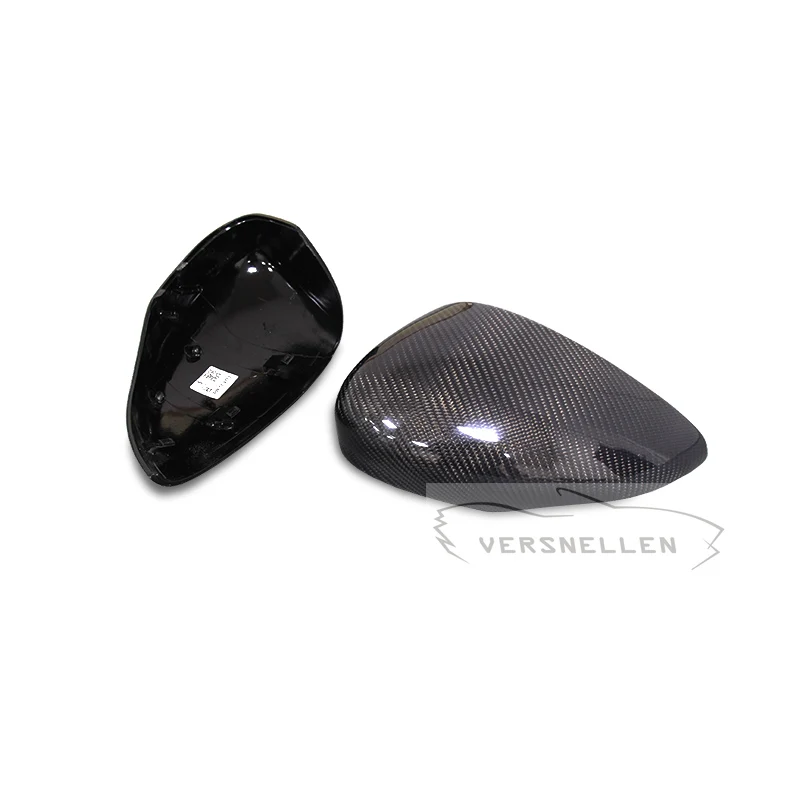 Топ ПУ Защита углеродного зеркала крышки Замена OEM Fitment боковое зеркало крышка