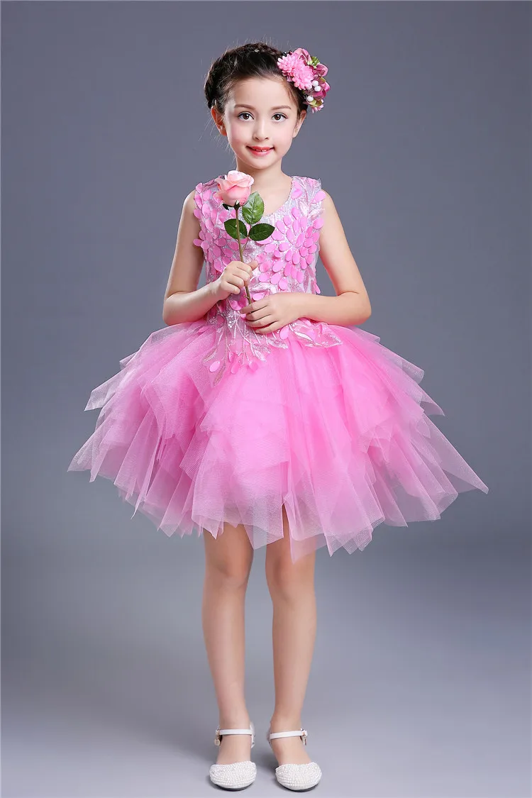 Платье для маленьких девочек на день рождения вечерние платья модная детская