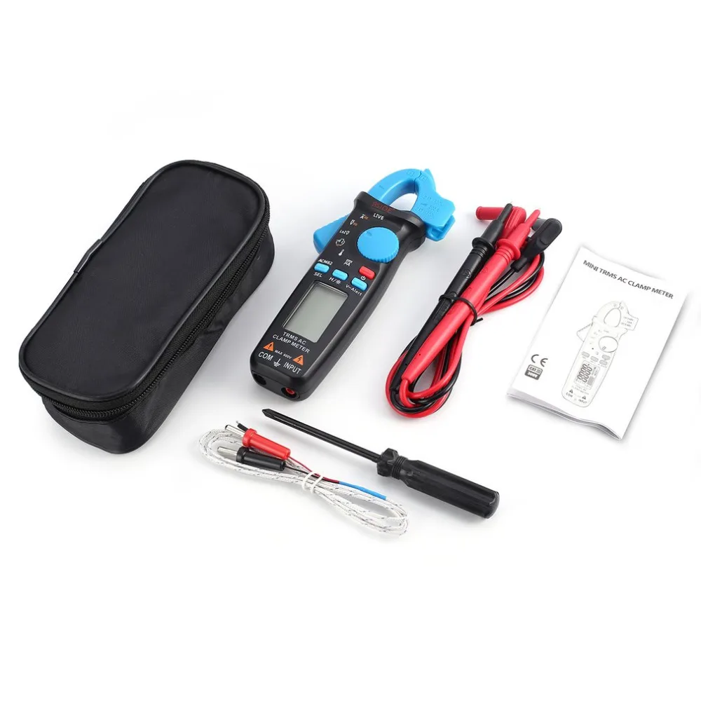 BSIDE ACM82 Мини цифровой клещи мультиметр True RMS Авто Диапазон AC/DC Вольт Ампер Ом