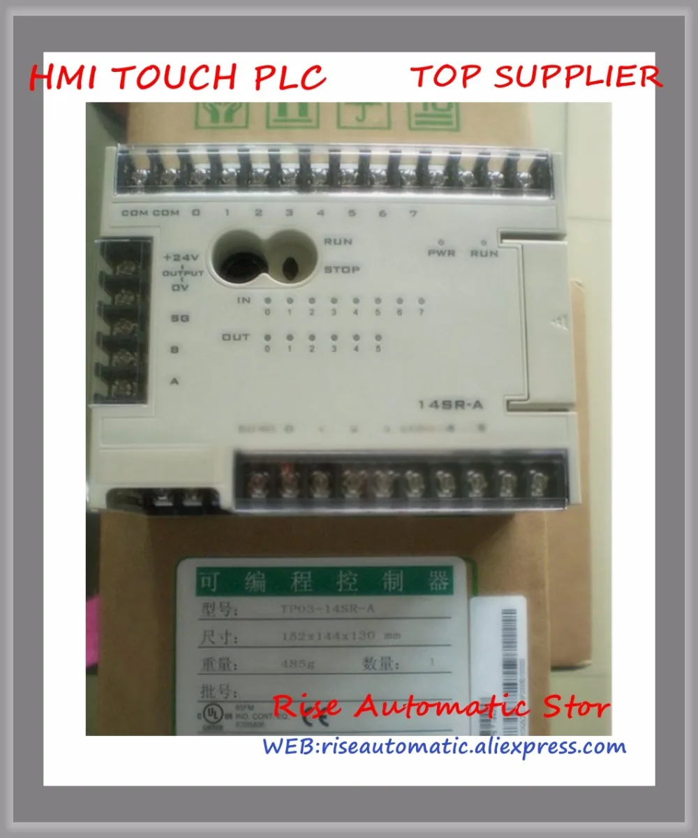 Новый оригинальный PLC программируемый логический контроллер TP03 14SR A 100 240VAC 24VDC 8