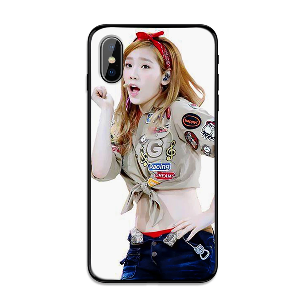 Мягкий ТПУ чехол Taeyeon Yoona для Apple iPhone 6 6S 7 8 Plus 5 5S SE X XS MAX XR силиконовые чехлы |