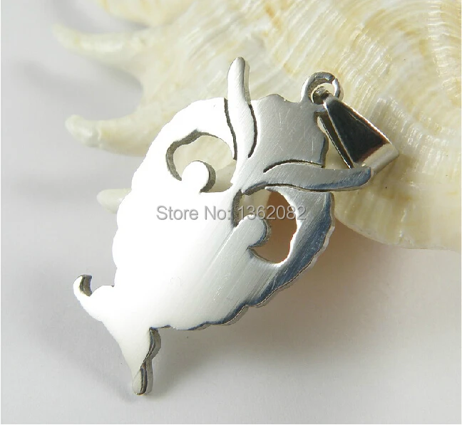 Классическое мужское и женское ожерелье из нержавеющей стали с подвесками в виде