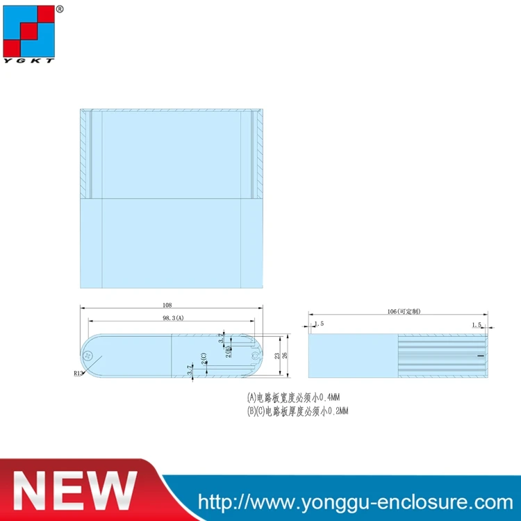 Корпус для настенного монтажа алюминиевый корпус 108*26*70 мм (WxHxL)|boxed christmas cards sale|box