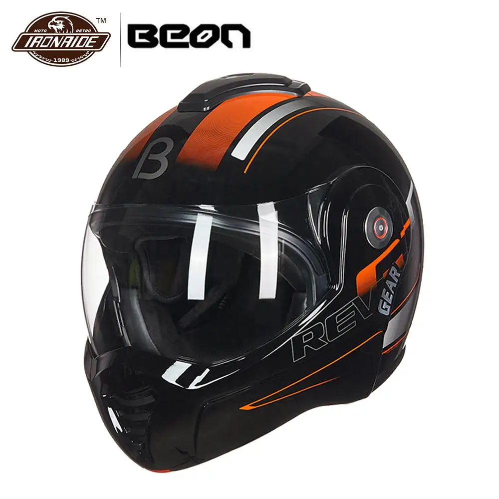 BEON мотоциклетный шлем Полнолицевой Touring rbike гоночный уличный мото Casco для мужчин и